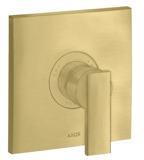 AXOR-HG-AXOR-Citterio-Einhebel-Brausemischer-Unterputz-mit-Hebelgriff-Brushed-Brass-39655950 gallery number 1